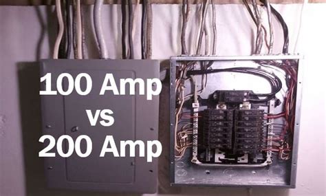 100 amp outdoor electrical box|how to tell if i have 100 or 200 amp service.